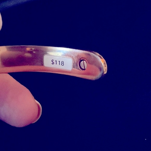 Beautiful pink Gold Coach Bangle Bracelet with turnlock. Gently loved. 💗 - Picture 7 of 7